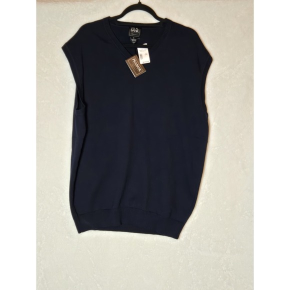 Jos. A. Bank Other - Jos A Bank NEW Vest Mens XXL Pima Cotton V-Neck Blue Pullover Sleeveless